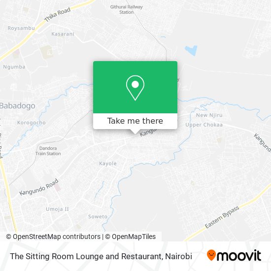 The Sitting Room Lounge and Restaurant map