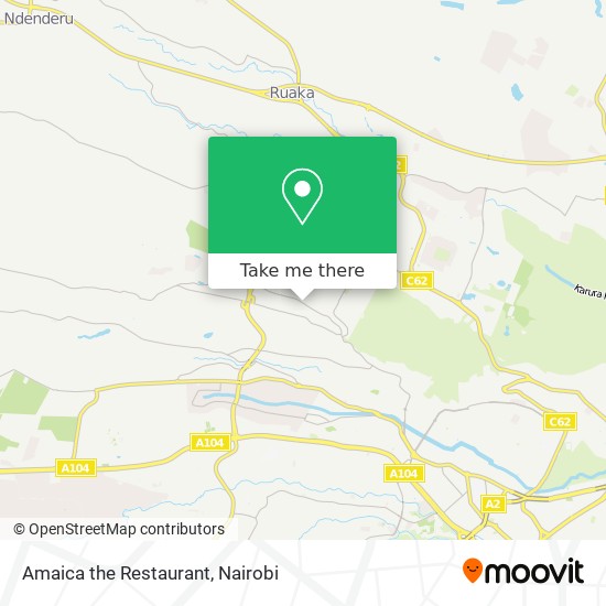 Amaica the Restaurant map