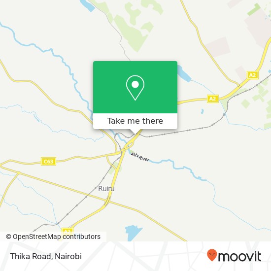 Thika Road map