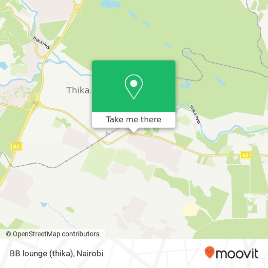 BB lounge (thika) map