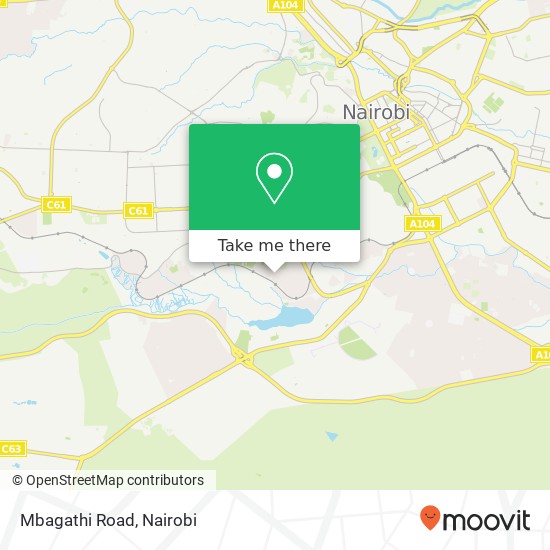 Mbagathi Road map