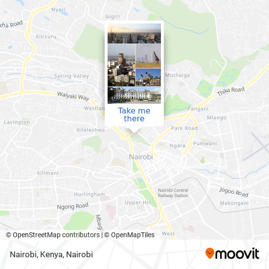 Nairobi, Kenya map
