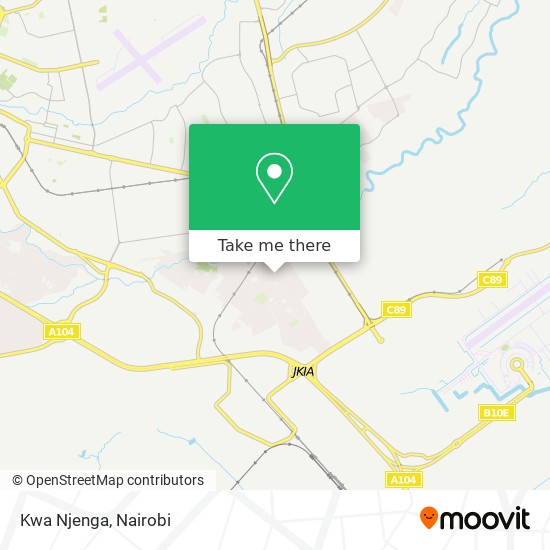 Kwa Njenga map