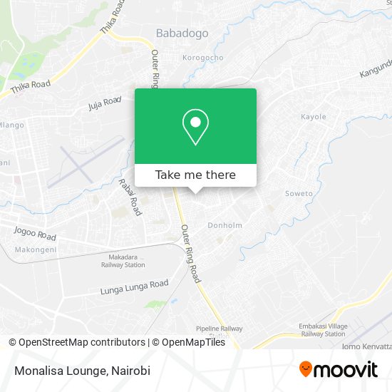 Monalisa Lounge map