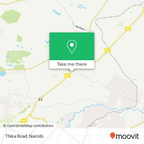 Thika Road map