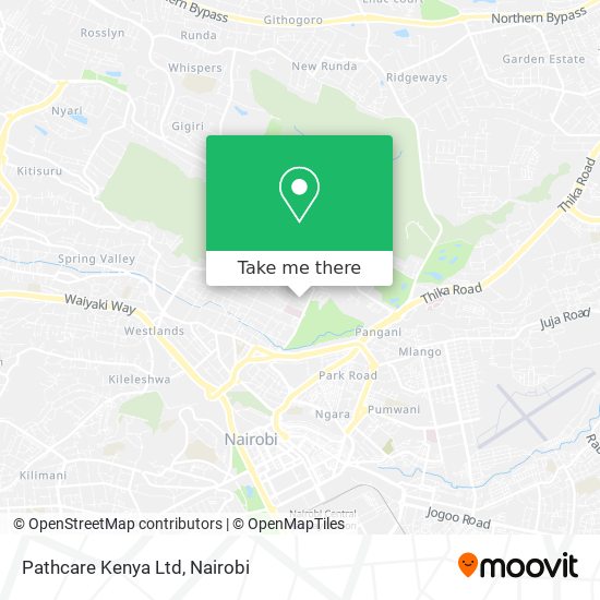 Pathcare Kenya Ltd map