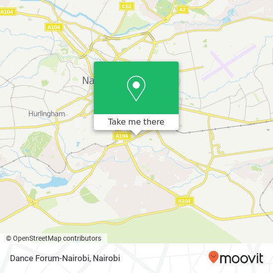Dance Forum-Nairobi map