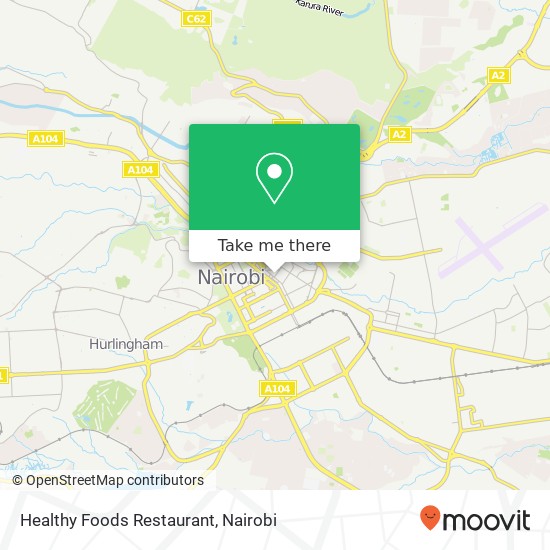 Healthy Foods Restaurant map