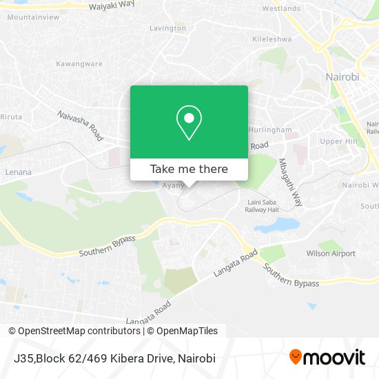 J35,Block 62/469 Kibera Drive map