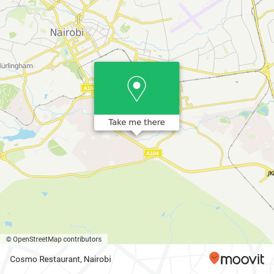 Cosmo Restaurant map