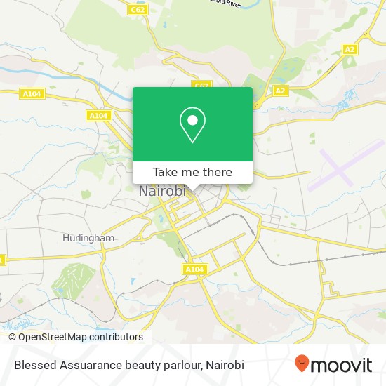 Blessed Assuarance beauty parlour map