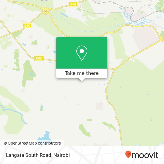 Langata South Road map