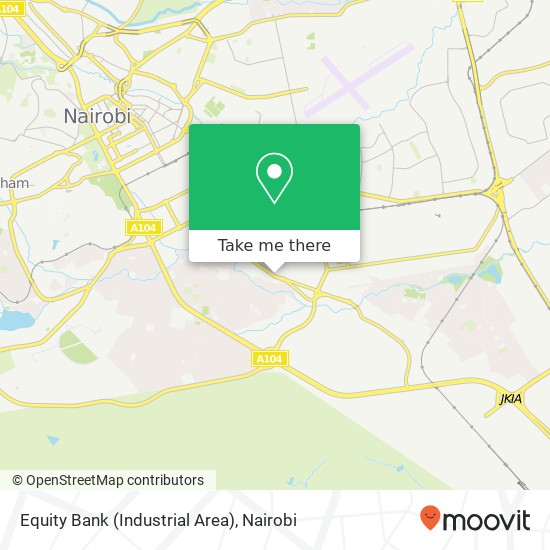 Equity Bank (Industrial Area) map