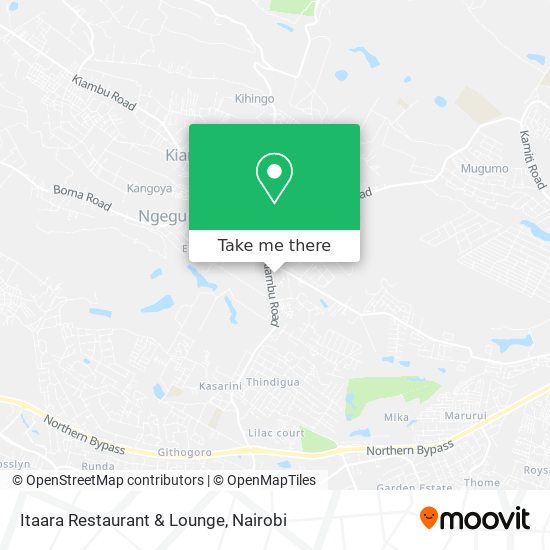 Itaara Restaurant & Lounge map