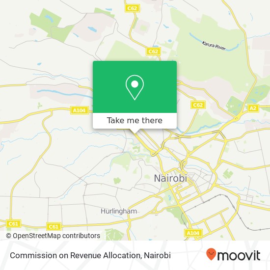 Commission on Revenue Allocation map