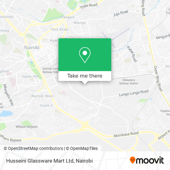 Husseini Glassware Mart Ltd map