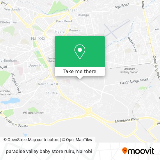 paradise valley baby store ruiru map
