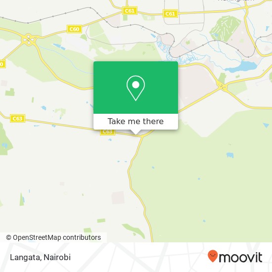 Langata map