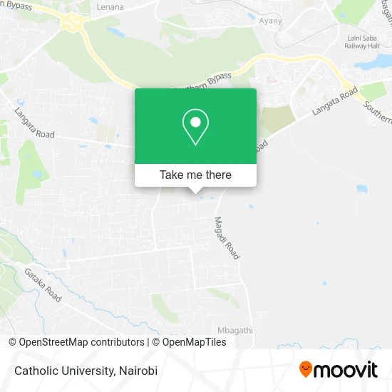 Catholic University map