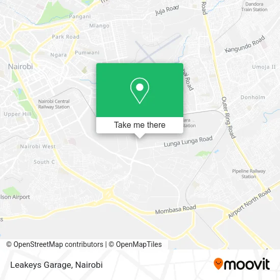 Leakeys Garage map