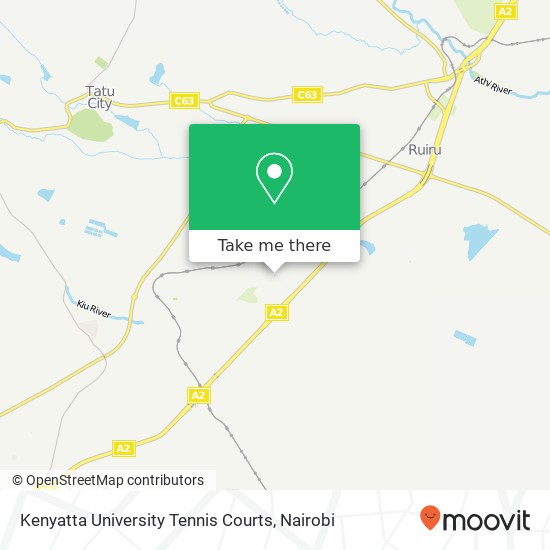 Kenyatta University Tennis Courts map