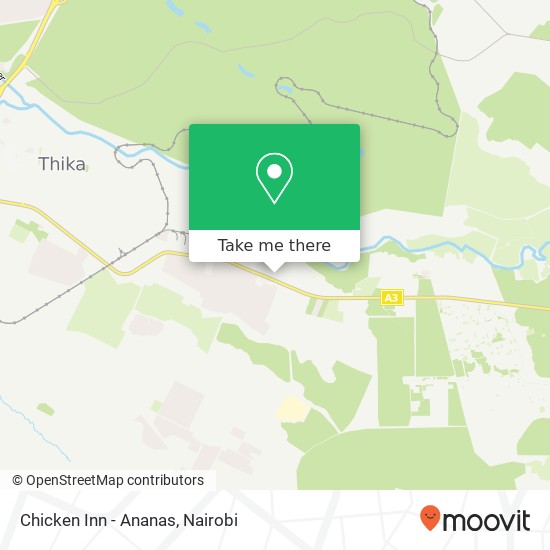 Chicken Inn - Ananas map