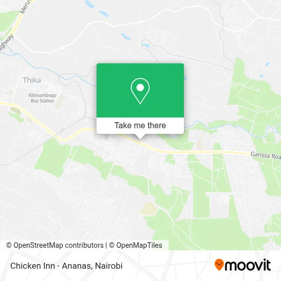 Chicken Inn - Ananas map