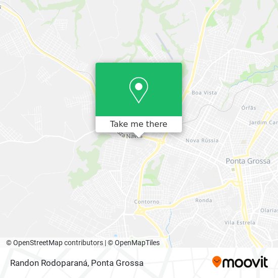 Randon Rodoparaná map