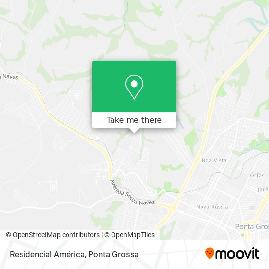 Residencial América map