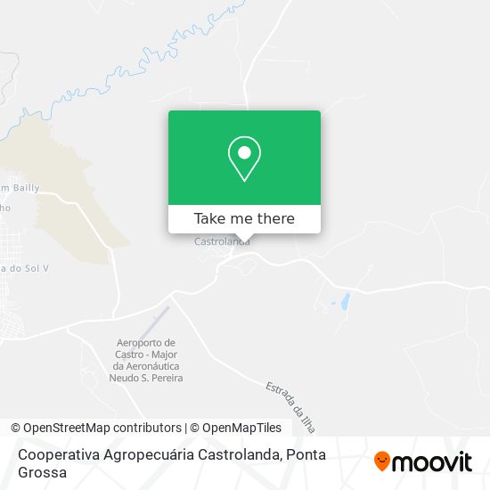 Cooperativa Agropecuária Castrolanda map