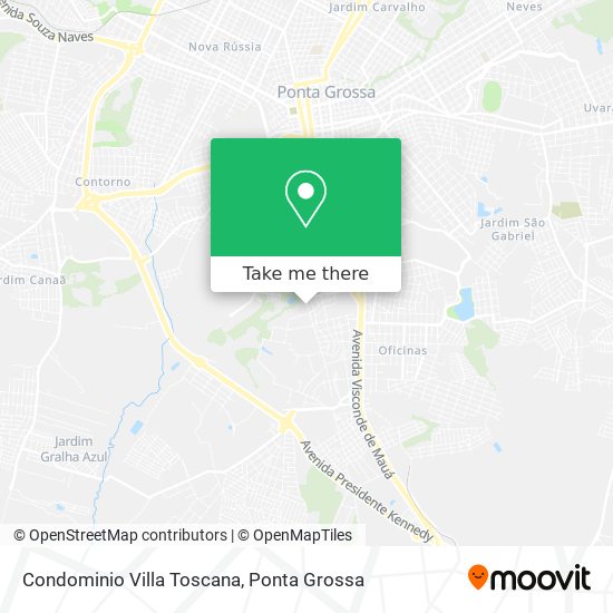 Mapa Condominio Villa Toscana