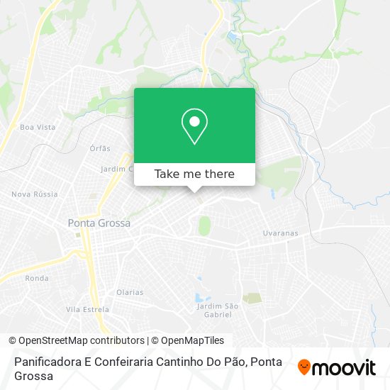 Panificadora E Confeiraria Cantinho Do Pão map