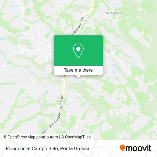Residencial Campo Belo map