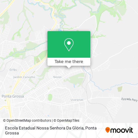 Mapa Escola Estadual Nossa Senhora Da Glória