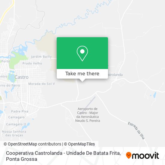 Cooperativa Castrolanda - Unidade De Batata Frita map
