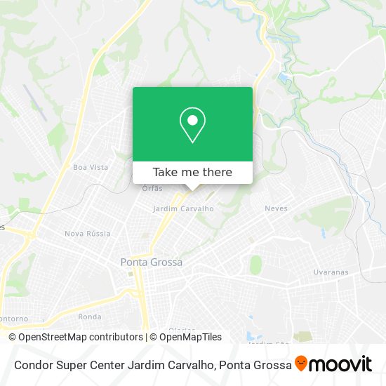 Condor Super Center Jardim Carvalho map