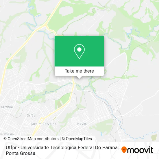 Utfpr - Universidade Tecnológica Federal Do Paraná map