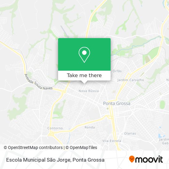 Mapa Escola Municipal São Jorge