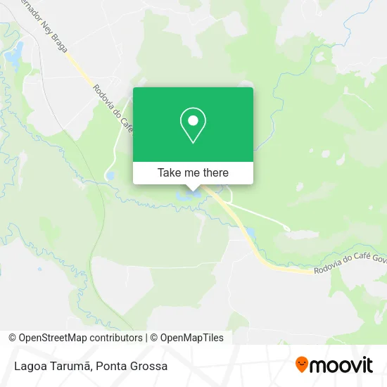 Lagoa Tarumã map