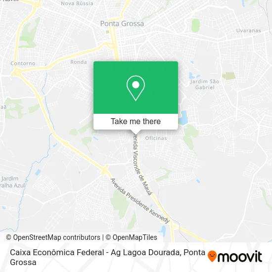 Caixa Econômica Federal - Ag Lagoa Dourada map
