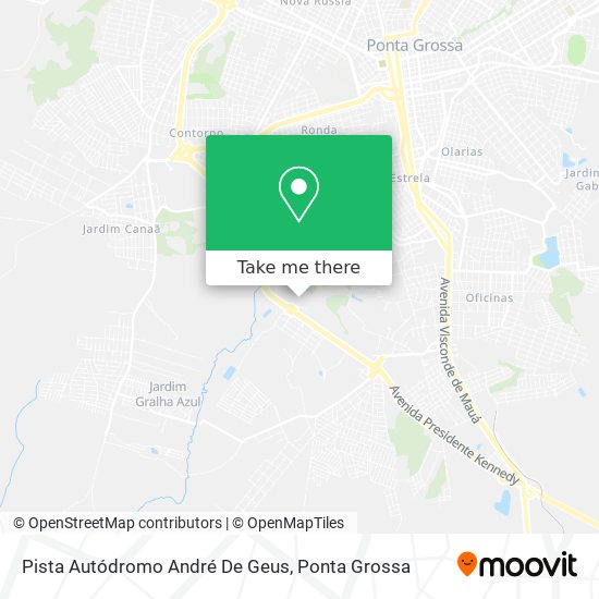 Pista Autódromo André De Geus map