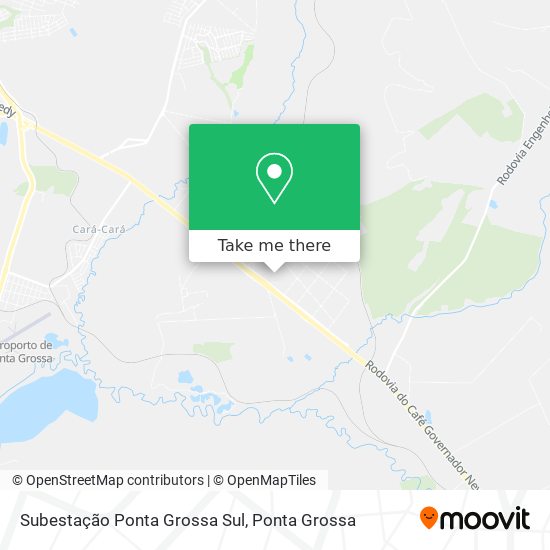 Subestação Ponta Grossa Sul map