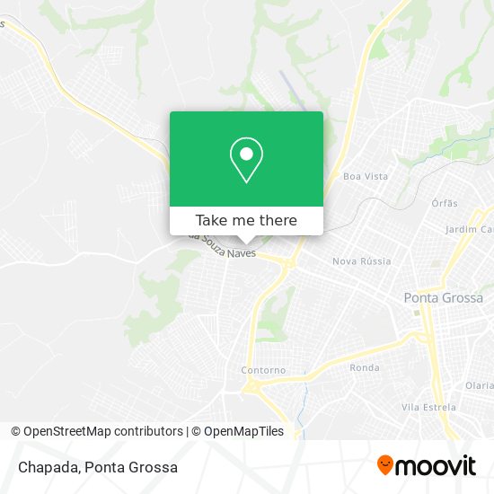 Chapada map