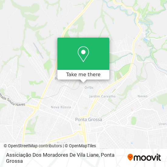 Assiciação Dos Moradores De Vila Liane map