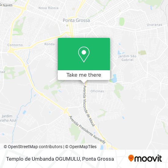 Templo de Umbanda OGUMULU map