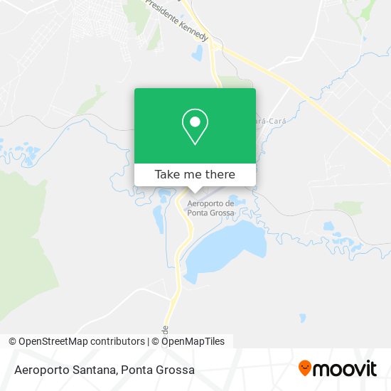 Aeroporto Santana map