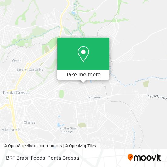 BRF Brasil Foods map