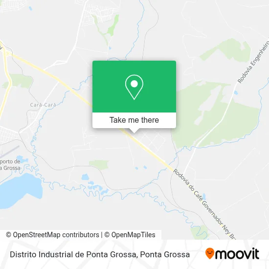 Distrito Industrial de Ponta Grossa map