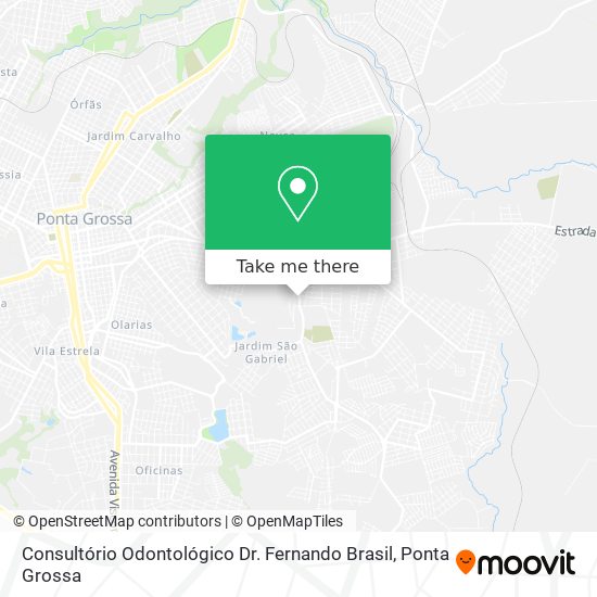 Mapa Consultório Odontológico Dr. Fernando Brasil