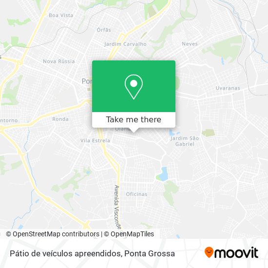 Pátio de veículos apreendidos map